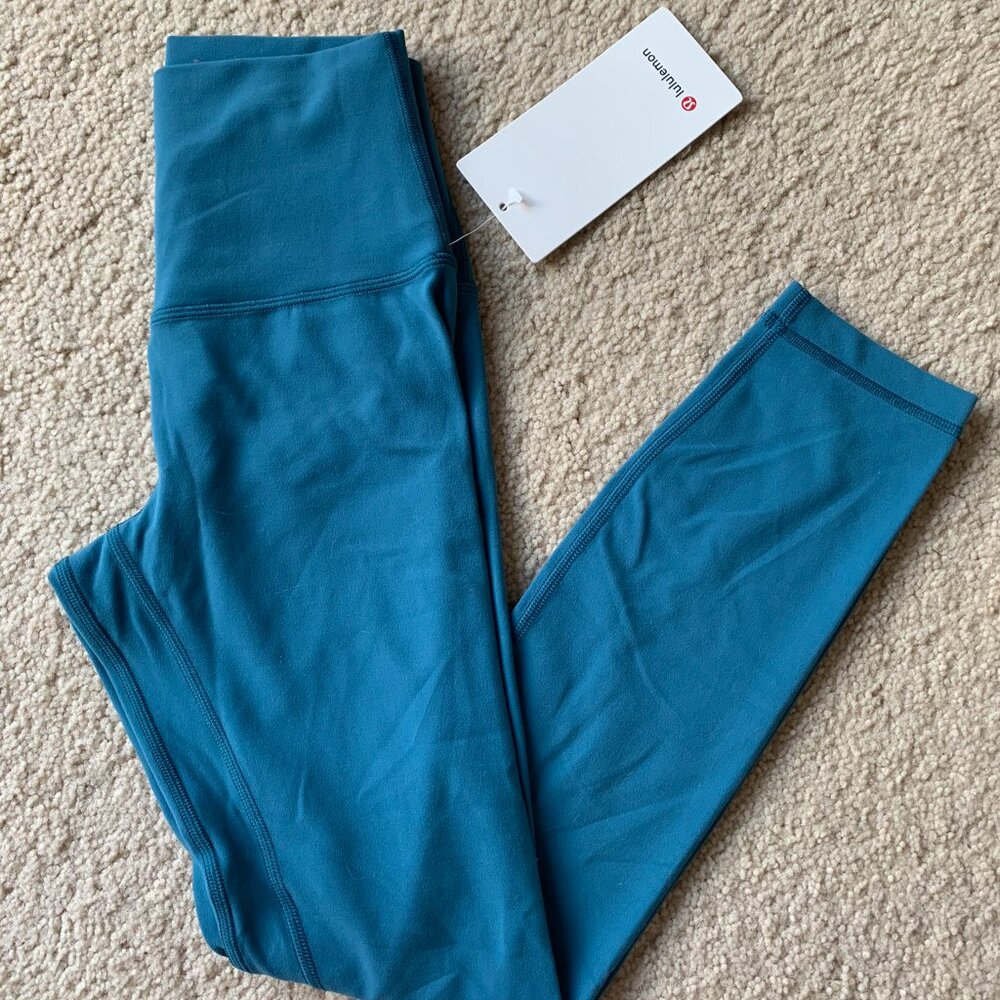 Lululemon Align Pant, 25", Pacific Teal, size 4 NWT